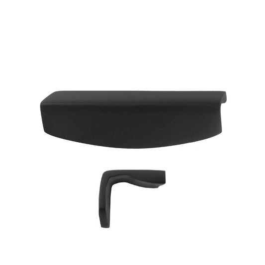 Solid Bronze 4″ Section Cabinet Handle – Black