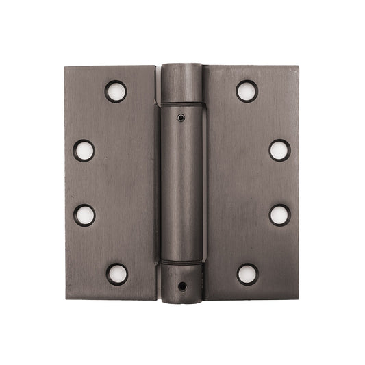 Solid Stainless Steel 4-1/2″ x 4-1/2″ Spring Hinge – PVD Oil-Rubbed Bronze Finish