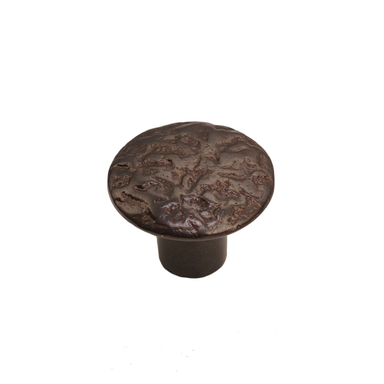 Bronze Textured Round Knob 1-1/4″ Espresso Cabinet Knob