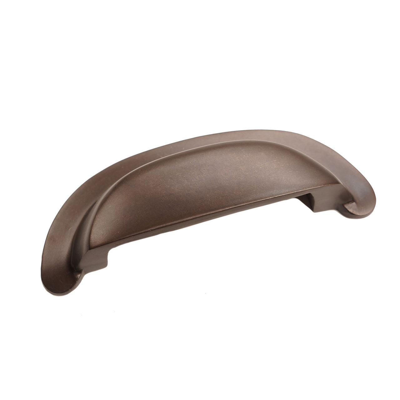 Bronze Flat Round Bin Pull 4 1/4″ Platinum   Espresso