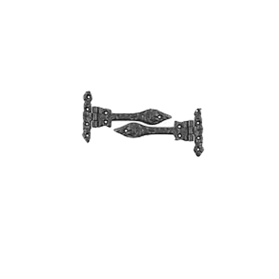Cast Iron Black Spear Hinges 8″ Heavy Duty Door Hinges – Peba 08