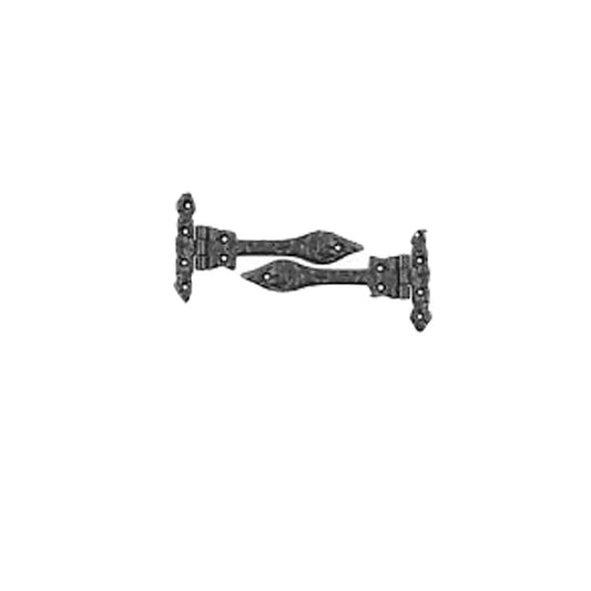 Cast Iron Black Spear Hinges 8″ Heavy Duty Door Hinges – Peba 08