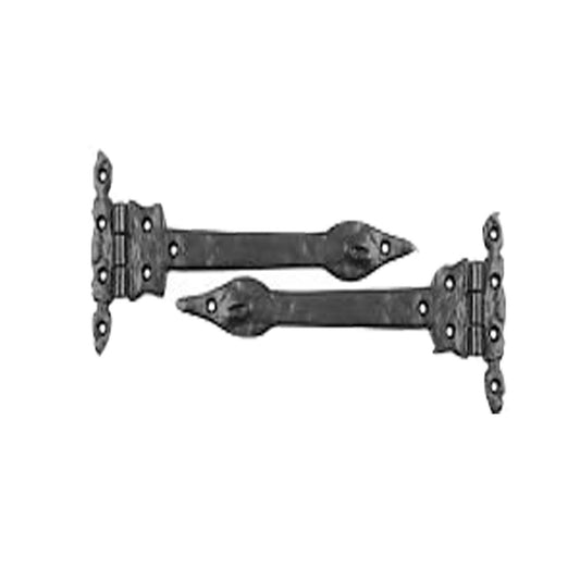 Cast Iron Black Spear Hinges 12″ Heavy Duty Door Hinges – Peba 10