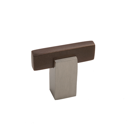 Bronze T-Knob Square Base 1-1/2″