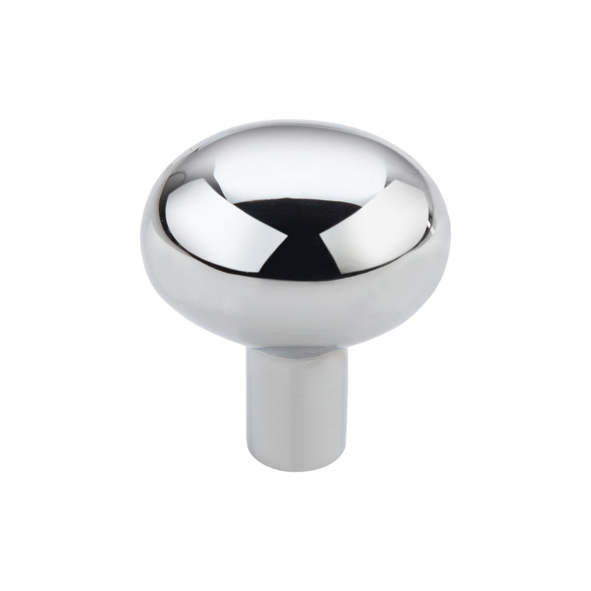 Egg Knob Chrome Large