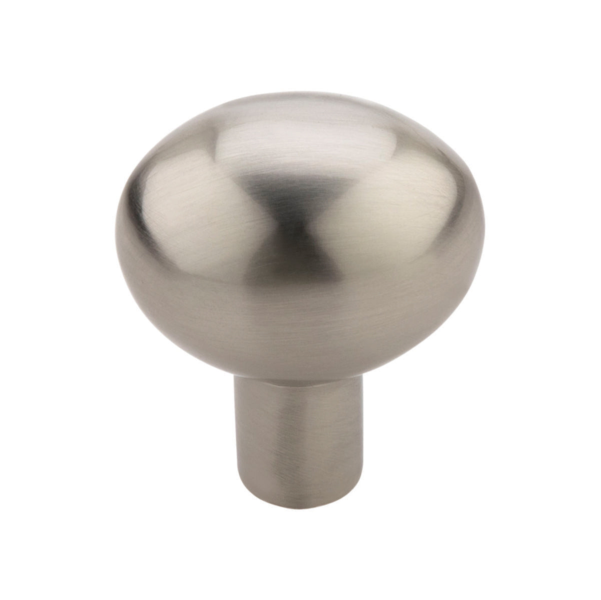Egg Knob Satin Nickel Medium