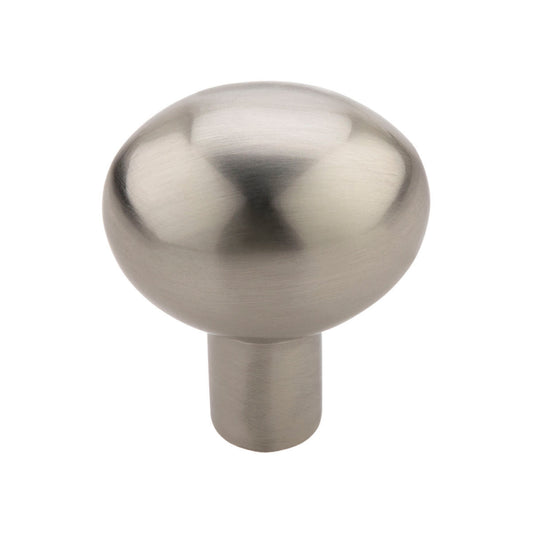 Egg Knob Satin Nickel Medium