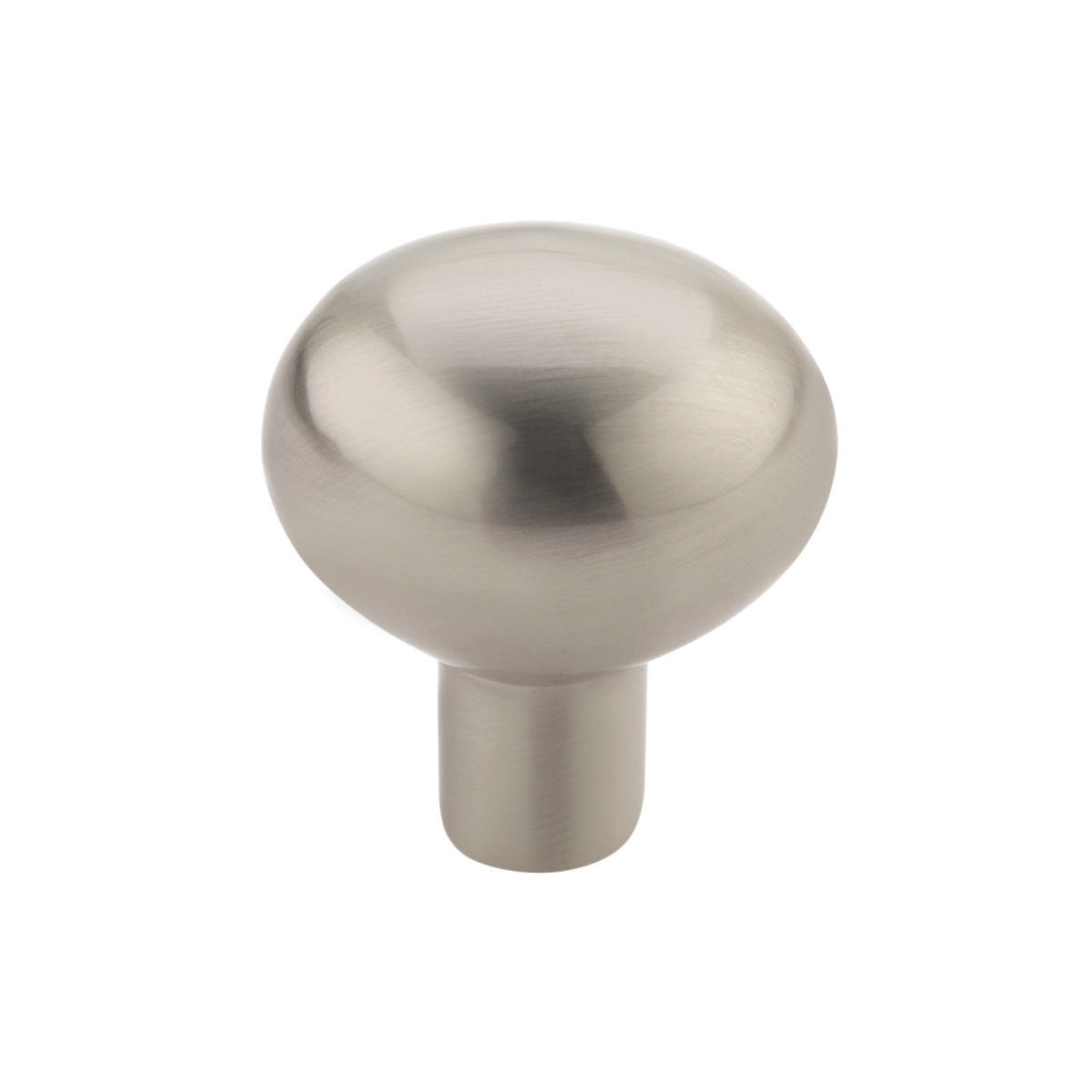 Egg Knob Satin Nickel Small