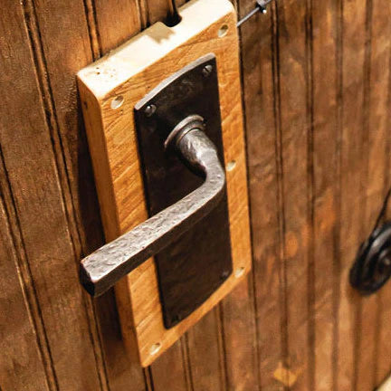 Solid Bronze Textured 11" Door Set   Passage Or Privacy
