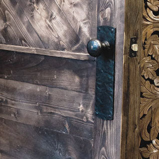 Solid Bronze Textured 11" Door Set   Passage Or Privacy