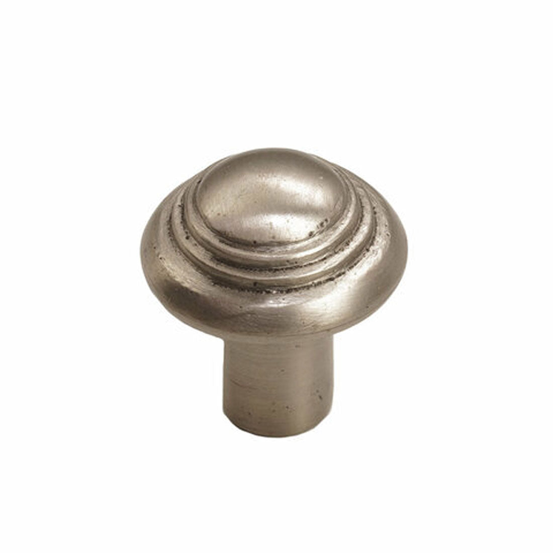 Bronze Button Round Knob 1-1/2” Platinum Espresso Champagne