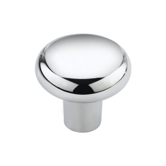 Mushroom Knob Chrome Large