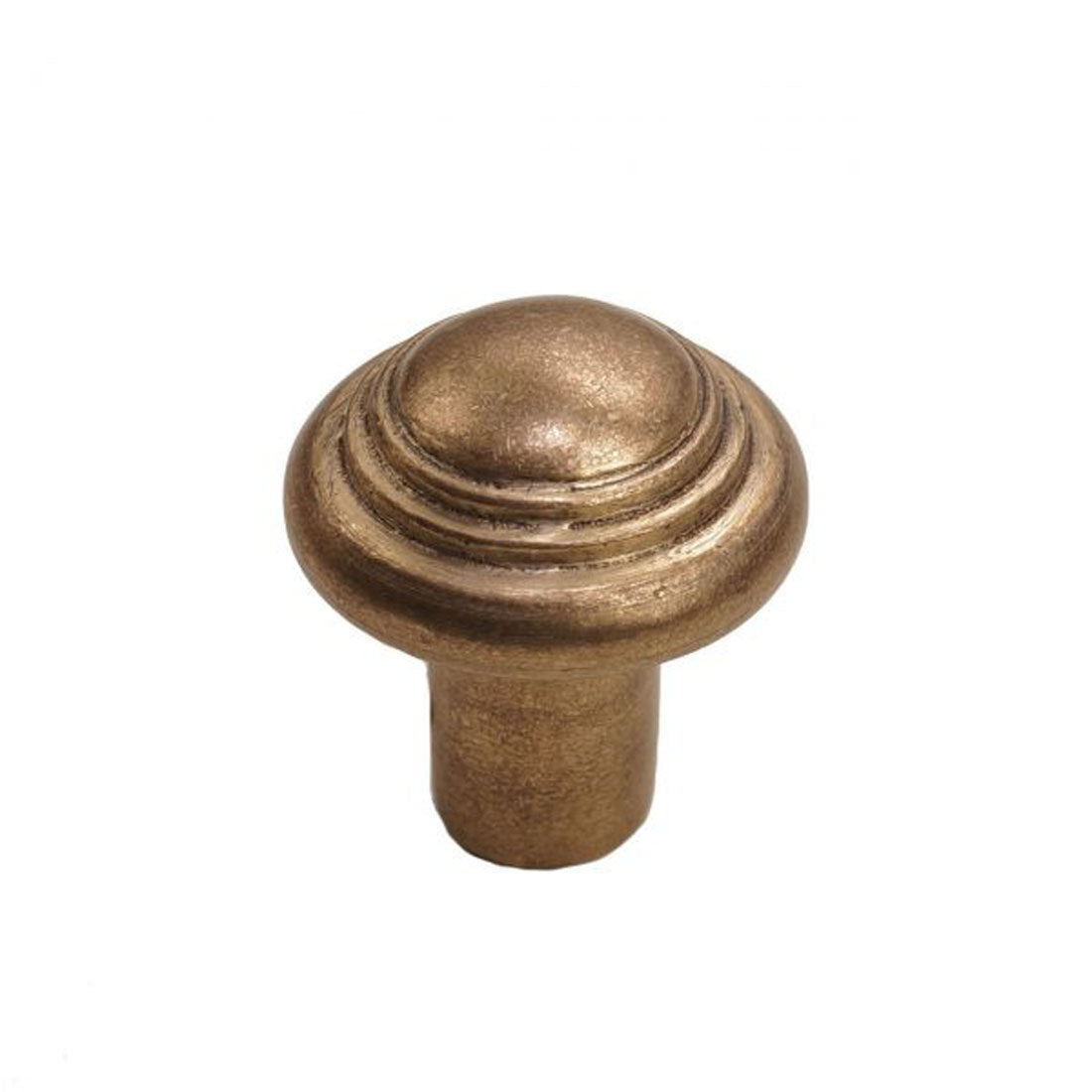 Bronze Button Round Knob 1-1/2″ Champagne