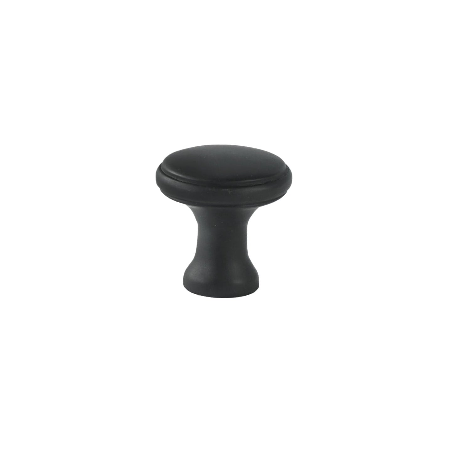 Solid Bronze 1-1/4″ Beveled Cabinet Knob – Black