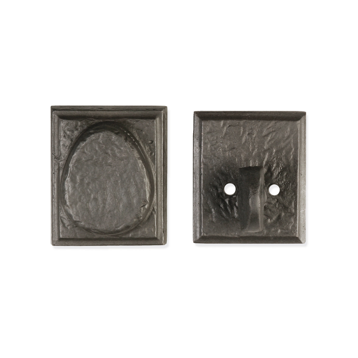 Solid Bronze Textured Square Single Cylinder Deadbolt