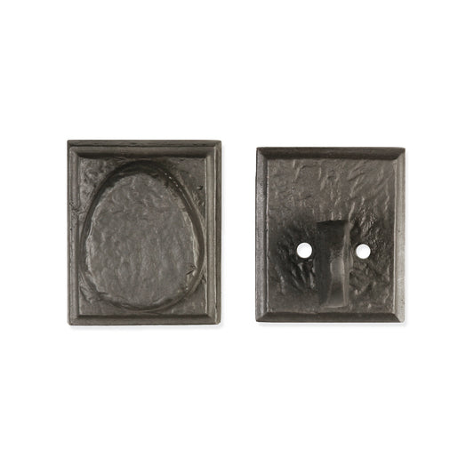 Solid Bronze Textured Square Single Cylinder Deadbolt