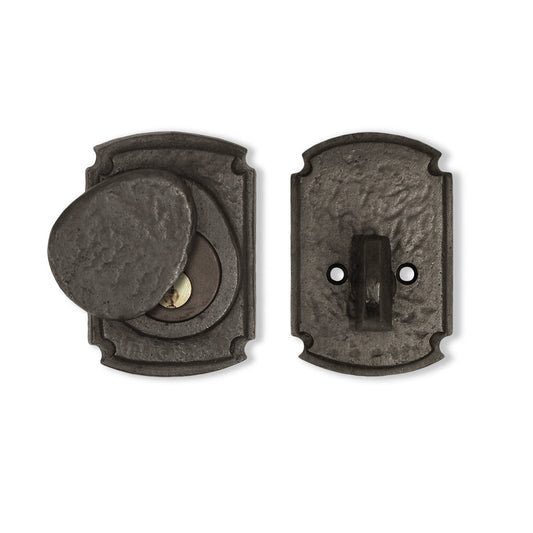 Solid Bronze Textured Euro Single Cylinder Deadbolt