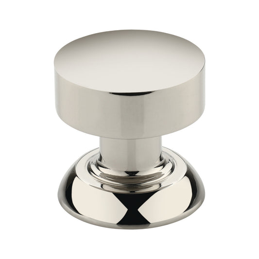 Detroit Cabinet Knob Polished Nickel Large