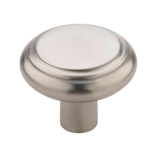 Step Knob Satin Nickel Large