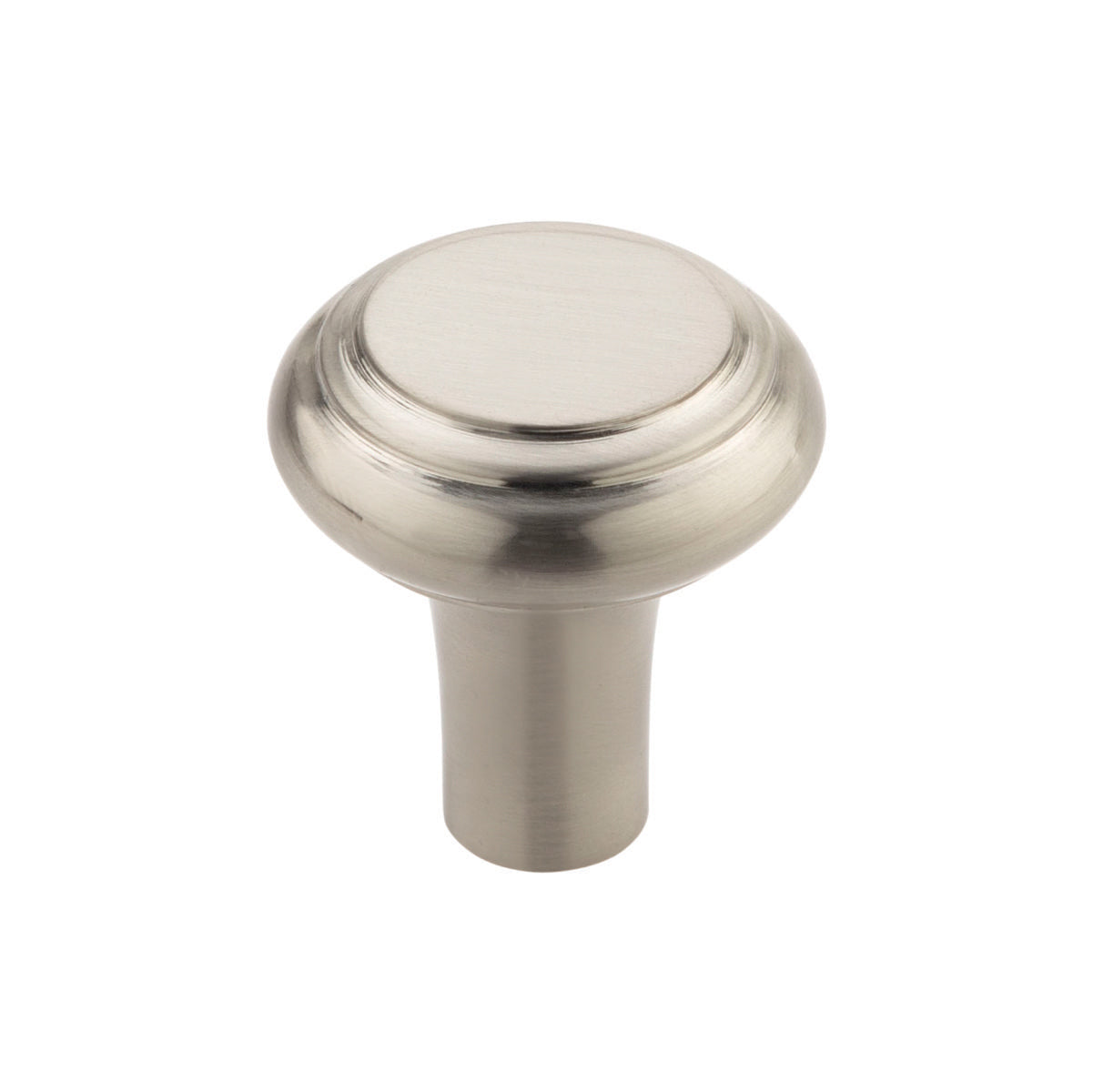 Step Knob Satin Nickel Small