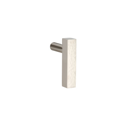 Narrow hammered L Knob