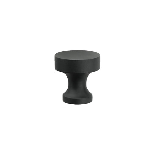 Solid Bronze 1-1/4″ Flat Top Cabinet Knob – Black