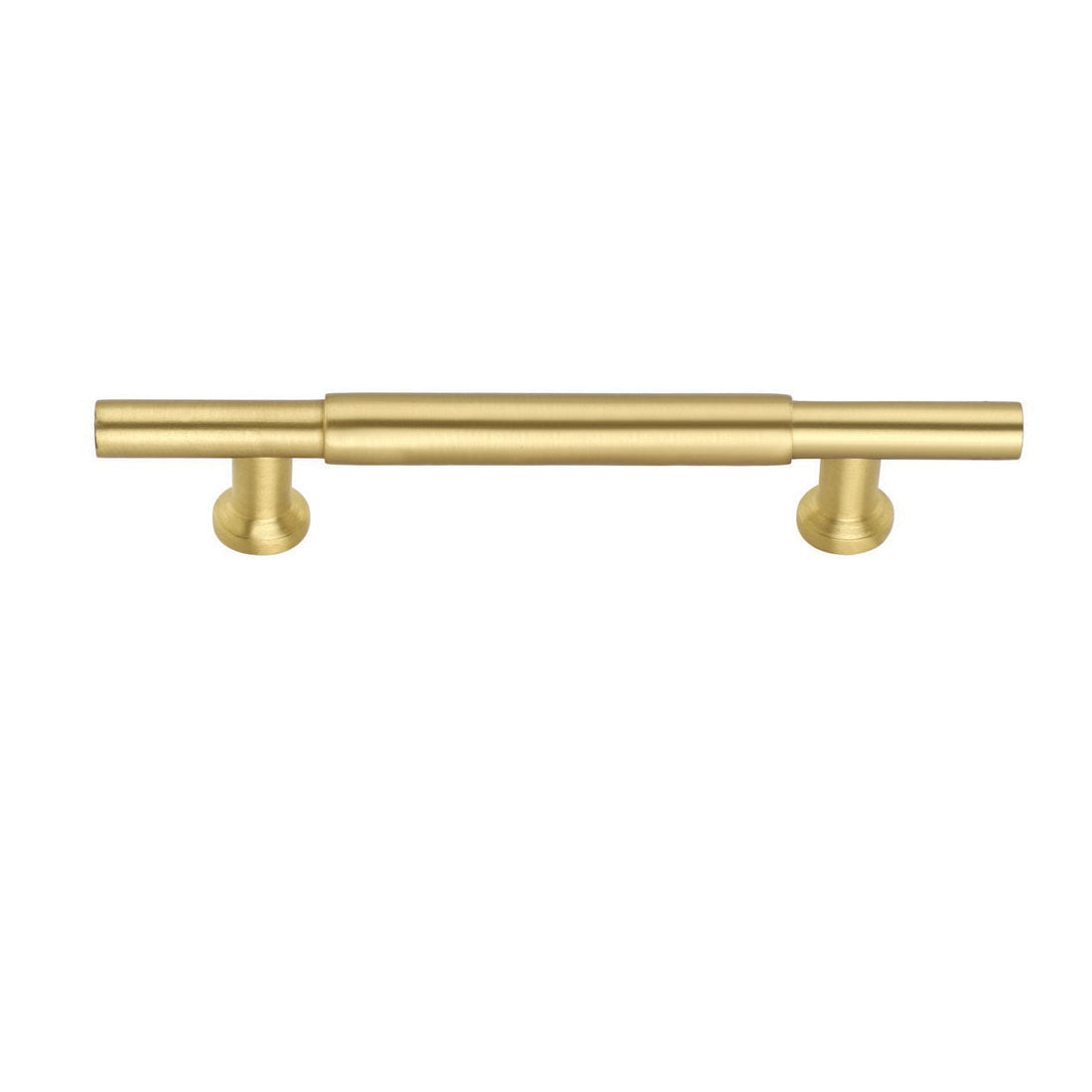 Round Pull Satin Brass 4″