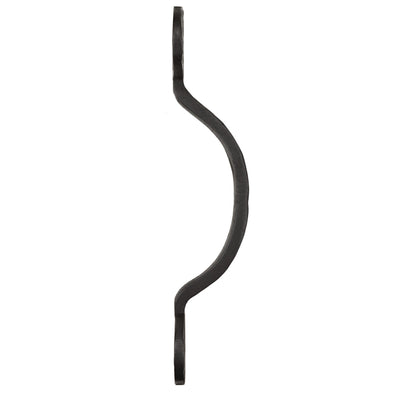 Solid Bronze Textured Gate & Door Pull   Bean   Slim