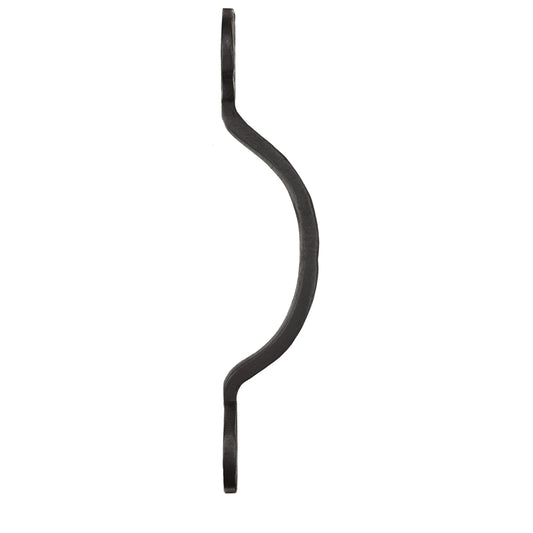 Solid Bronze Textured Gate & Door Pull   Bean   Slim