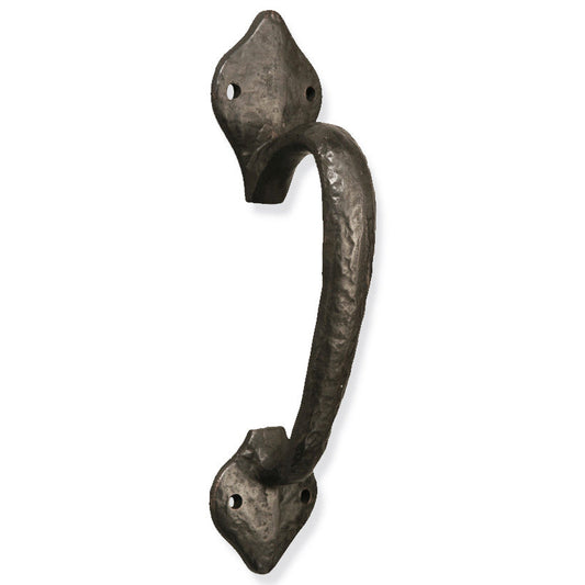 Solid Bronze Textured Gate & Door Pull   Spear