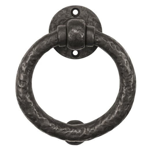 Solid Bronze Textured Door Knocker   4 1/2" Diameter