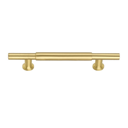 Round Pull Satin Brass 6″