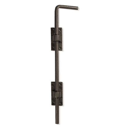 Solid Bronze 20" Textured Cane Bolt