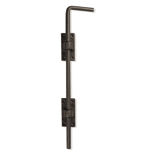 Solid Bronze 20" Textured Cane Bolt
