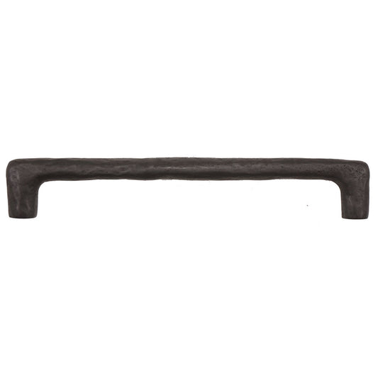 Solid Bronze Textured Cabinet Pull Handle   8"