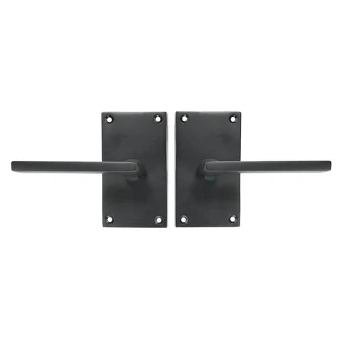 Solid Bronze Passage Set – Square with Tapered Handle – Black