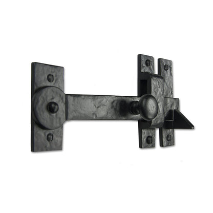 Cast Iron Heart Gate Kit   Drop Bar, Thumb Latch, Hinges, & Gate Stop