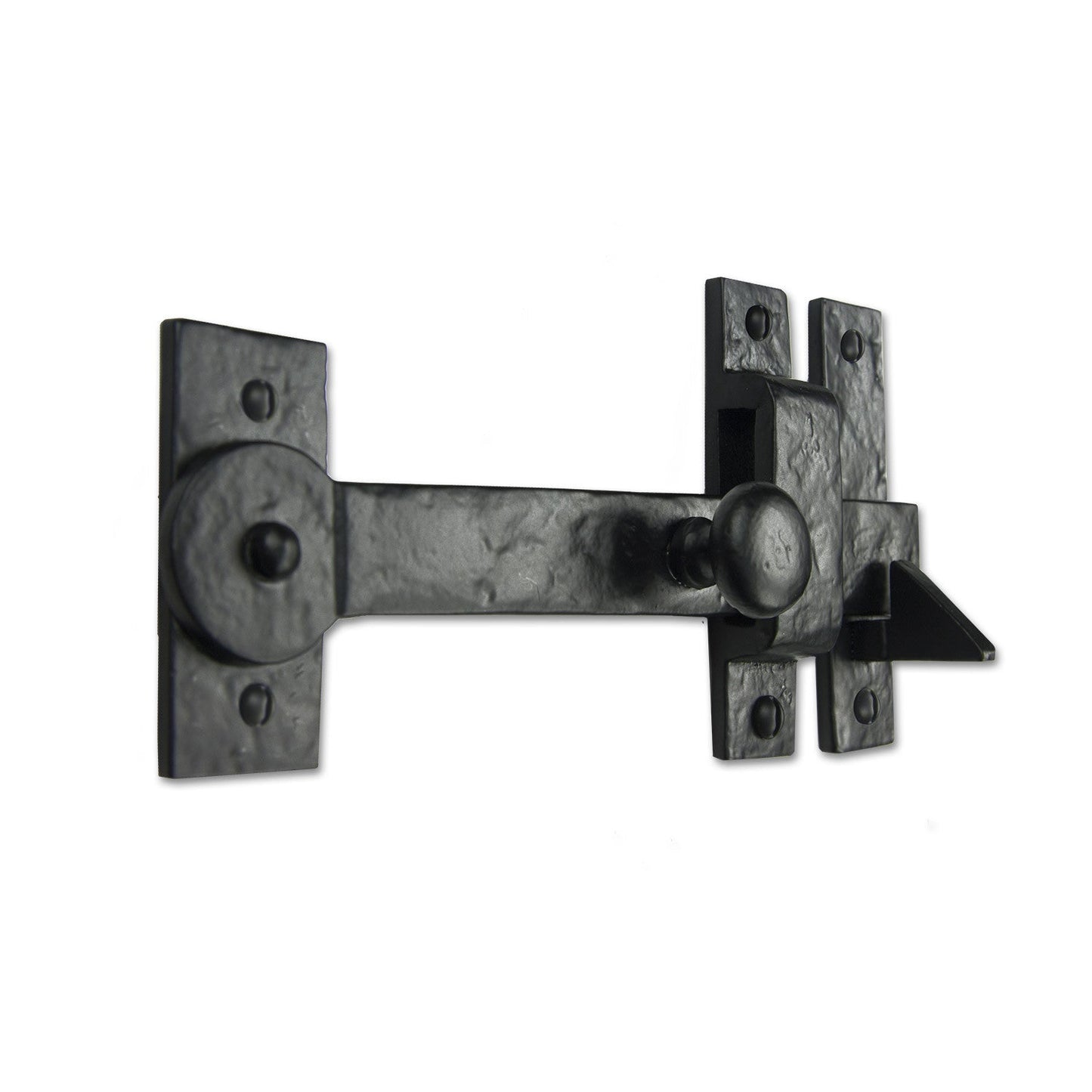 Cast Iron Heart Gate Kit   Drop Bar, Thumb Latch, & Gate Stop