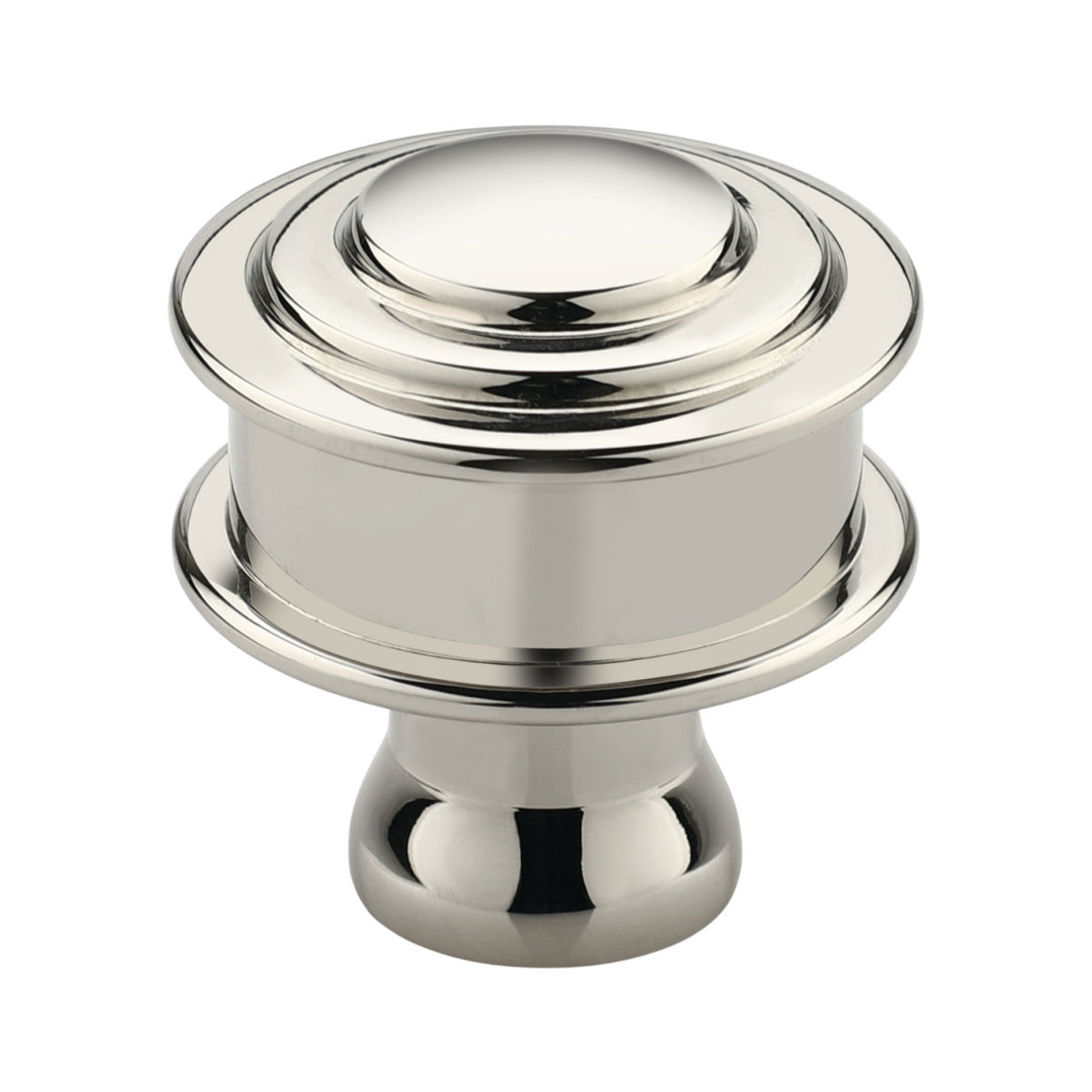 Austin Cabinet Knob Polished Nickel Medium