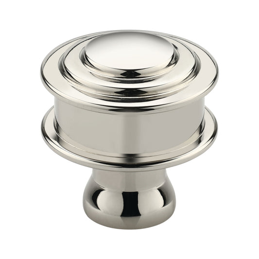 Austin Cabinet Knob Polished Nickel Medium