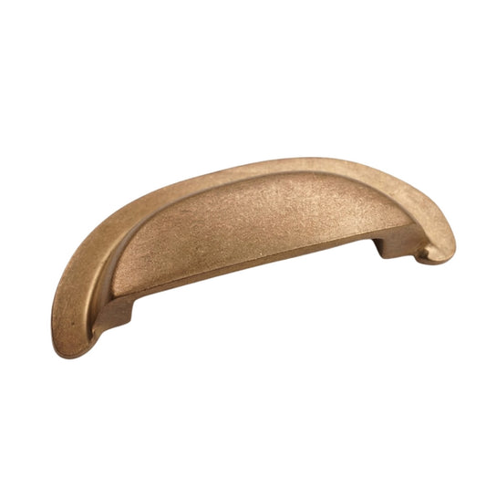 Bronze Flat Round Bin Pull 4 1/4″ Champagne