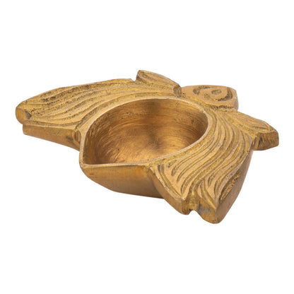 Brass Lotus Deepak Handcrafted Decorative Diya
