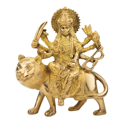 Durga Maa | Handcrafted Durga Maa Brass Statue for Home Décor & Pooja