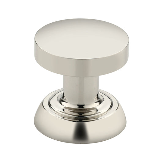 Detroit Cabinet Knob Polished Nickel Small