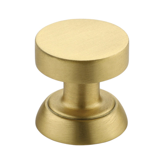 Detroit Cabinet Knob Satin Brass Medium