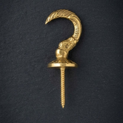 Back Hook 1 3/5" Pb (Polished Brass)