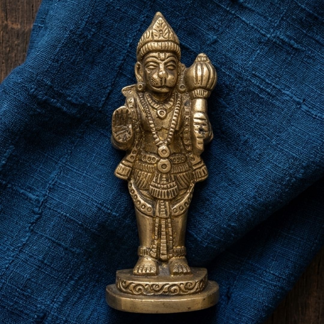 Lord Hanuman Ji Brass Idol Decorative