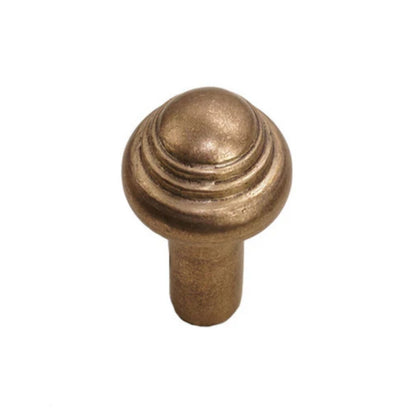 Bronze Button Round Knob 1 1/4″ Champagne