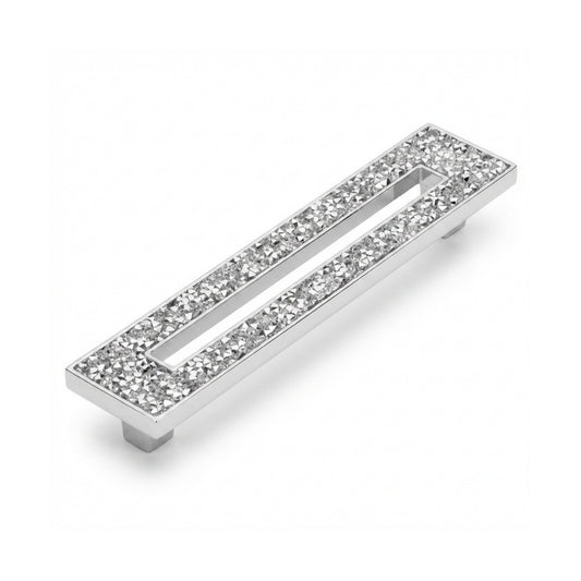 Carraway Cabinet Pull 4.78″ Polished Chrome Crystal Decorative Handle
