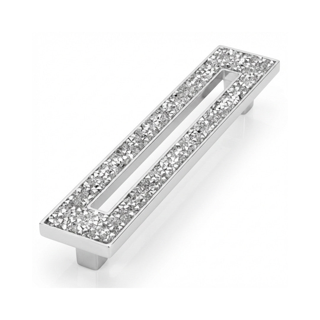 Carraway Cabinet Pull 4.78″ Polished Chrome Crystal Decorative Handle